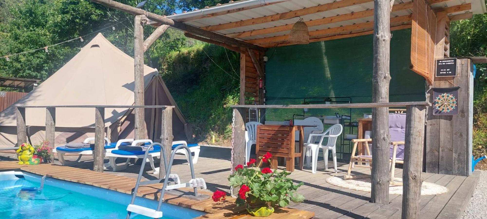 Bell-Tenten Quinta Pomar Do Pontido Cabeceiras de Basto Εξωτερικό φωτογραφία