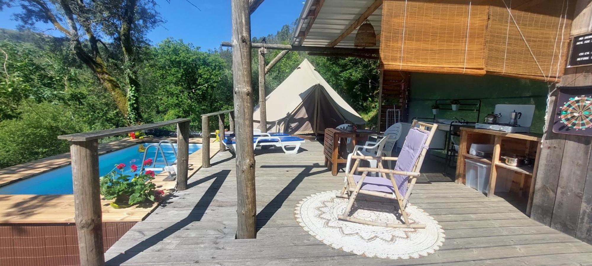 Bell-Tenten Quinta Pomar Do Pontido Cabeceiras de Basto Εξωτερικό φωτογραφία